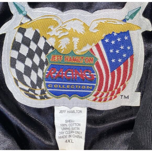 Vintage Jacket Valvoline Auto Cummins Honda FedEx JH Designs Jeff Hamilton 4XL - Picture 12 of 16